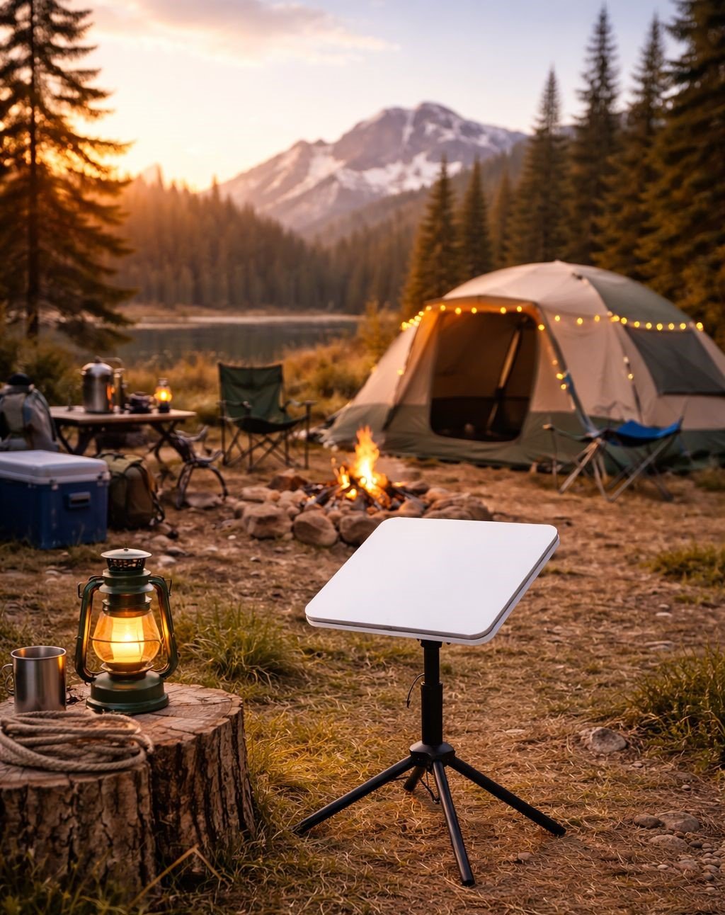Starlink em camping